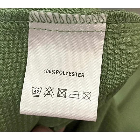 Micas Olive Green Wide Leg High Waist Dressy‎ Palazzo Pants - Size XL - Picture 9 of 10